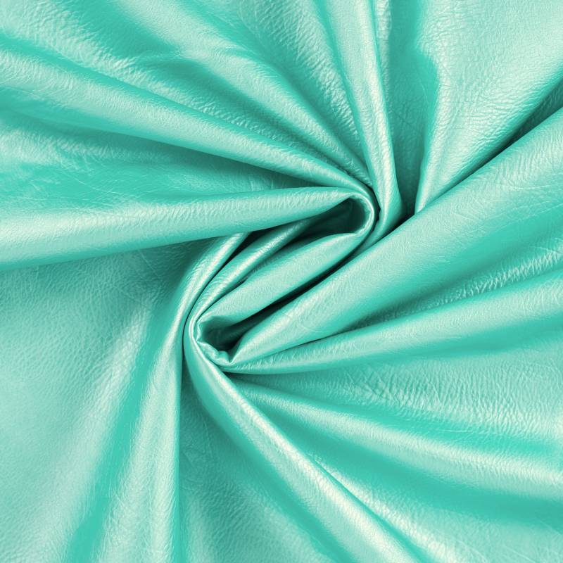 Lederimitat Vintage, aqua von Stoffe Hemmers