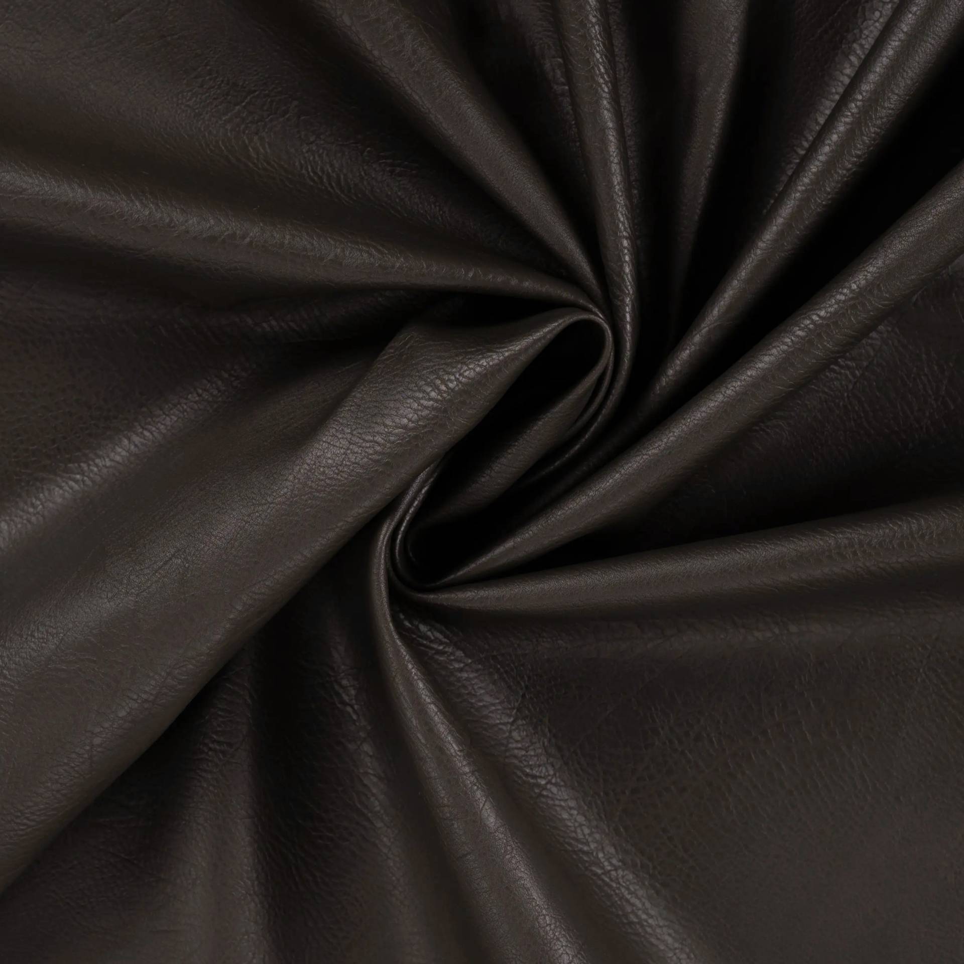 Lederimitat Vintage, dunkelbraun von Stoffe Hemmers