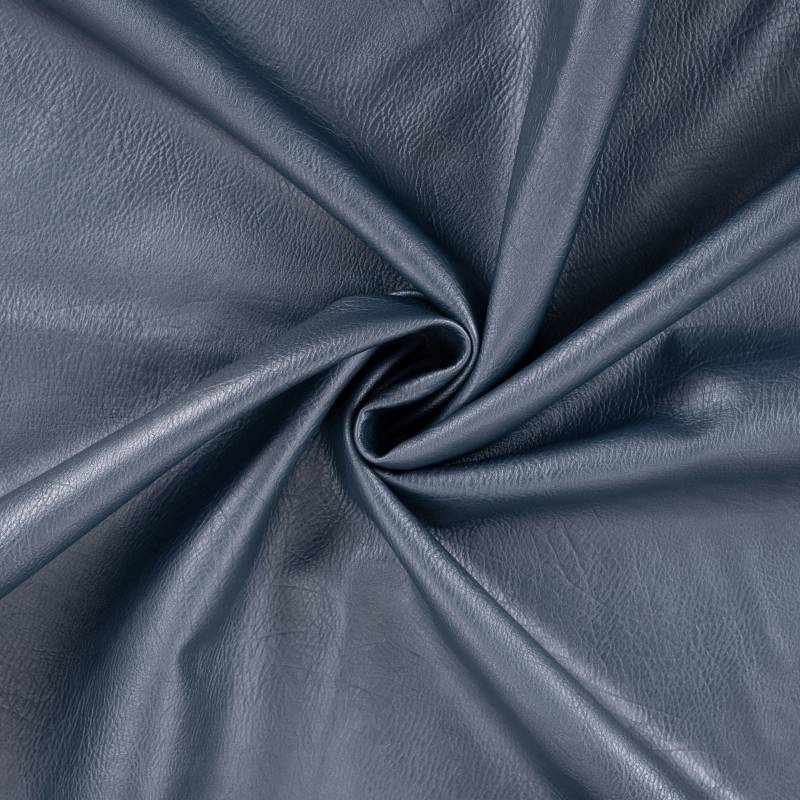 Lederimitat Vintage, jeansblau von Stoffe Hemmers