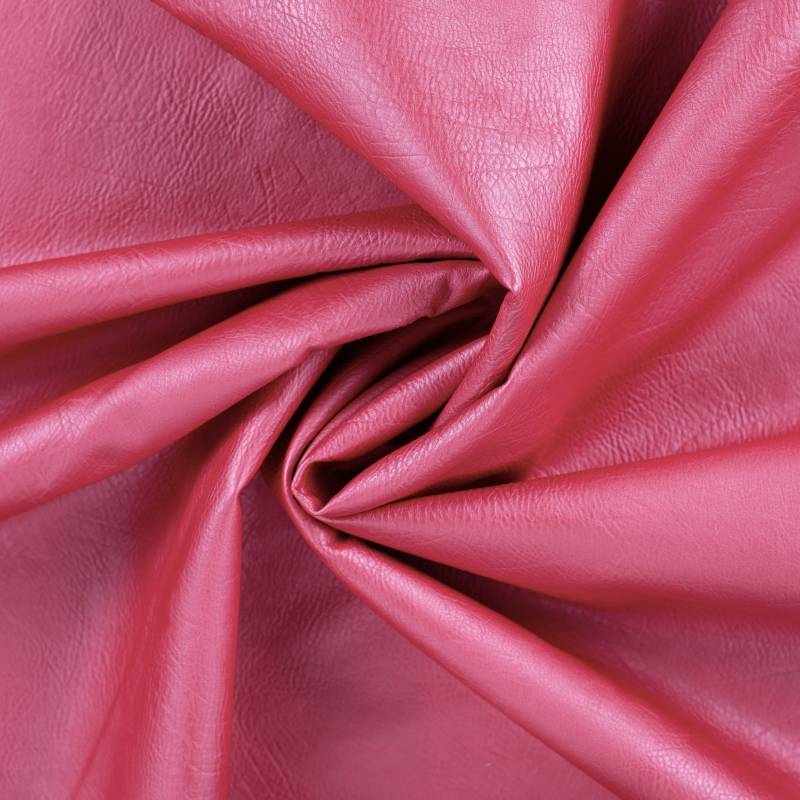 Lederimitat Vintage, pink von Stoffe Hemmers