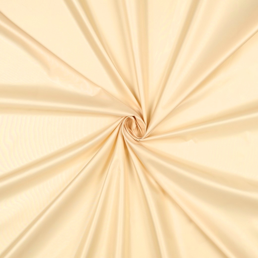 Leichter Regenjackenstoff Uni, creme von Stoffe Hemmers