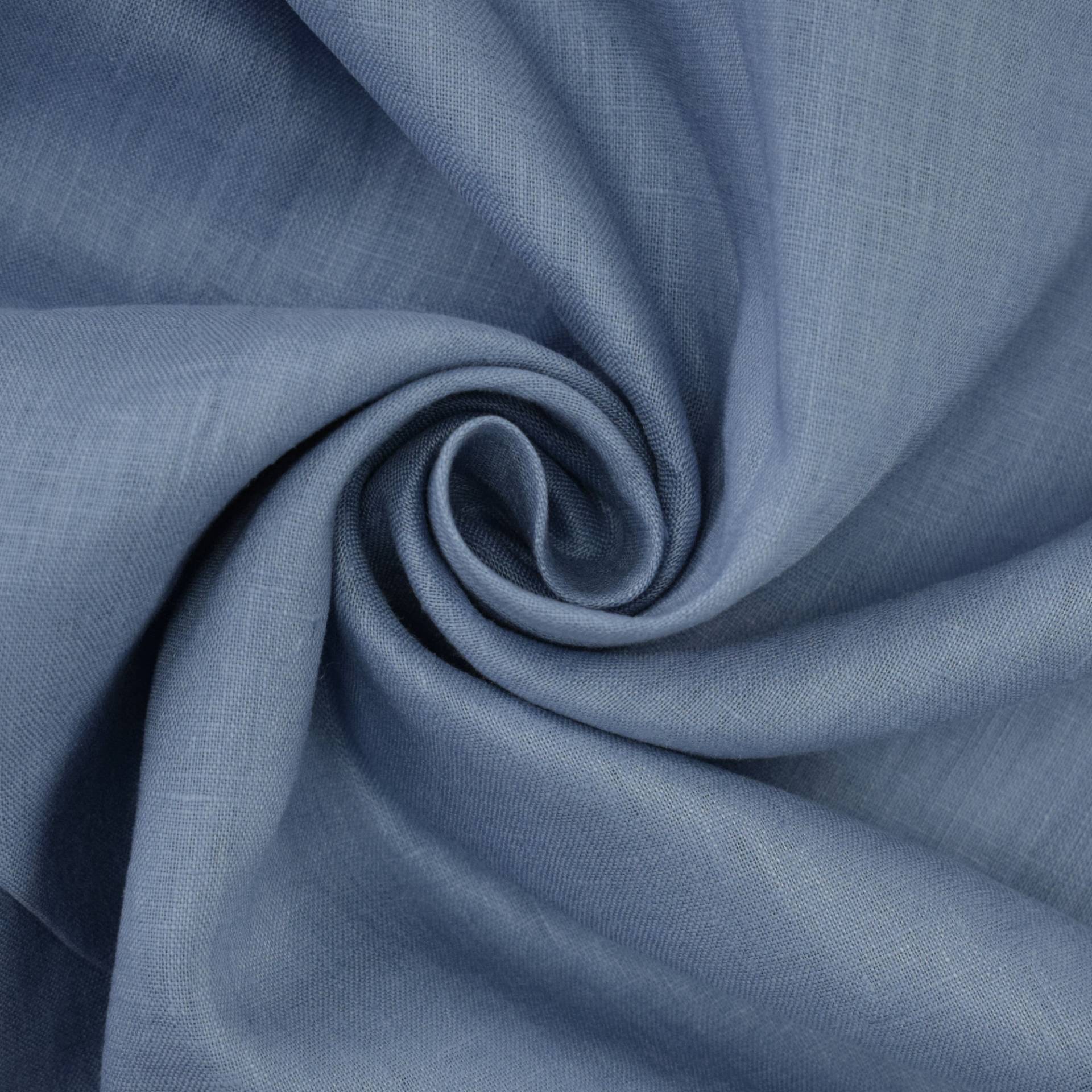 Leinen Mila, jeansblau Leinen Mila, jeansblau von Stoffe Hemmers