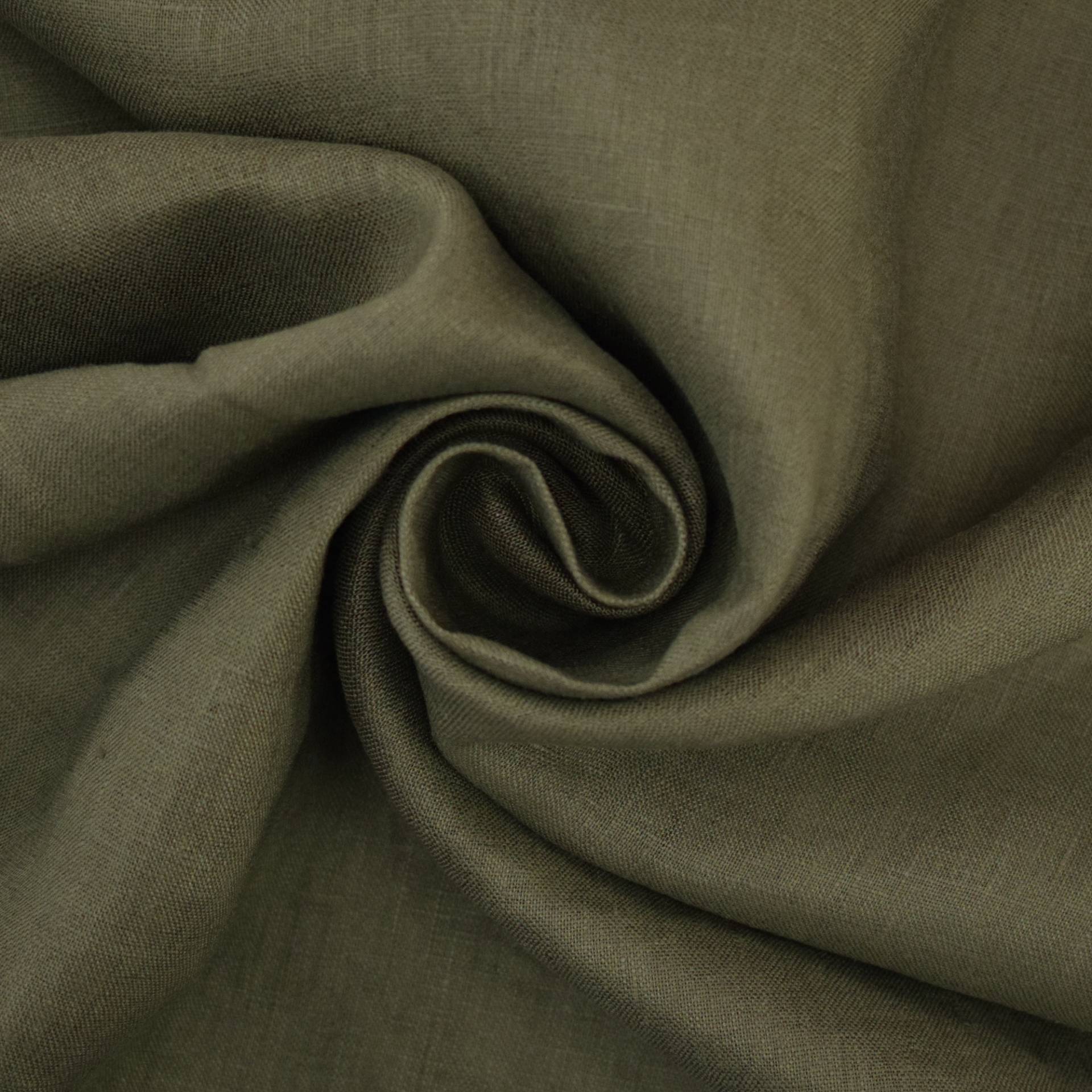 Leinen Mila, khaki Leinen Mila, khaki von Stoffe Hemmers
