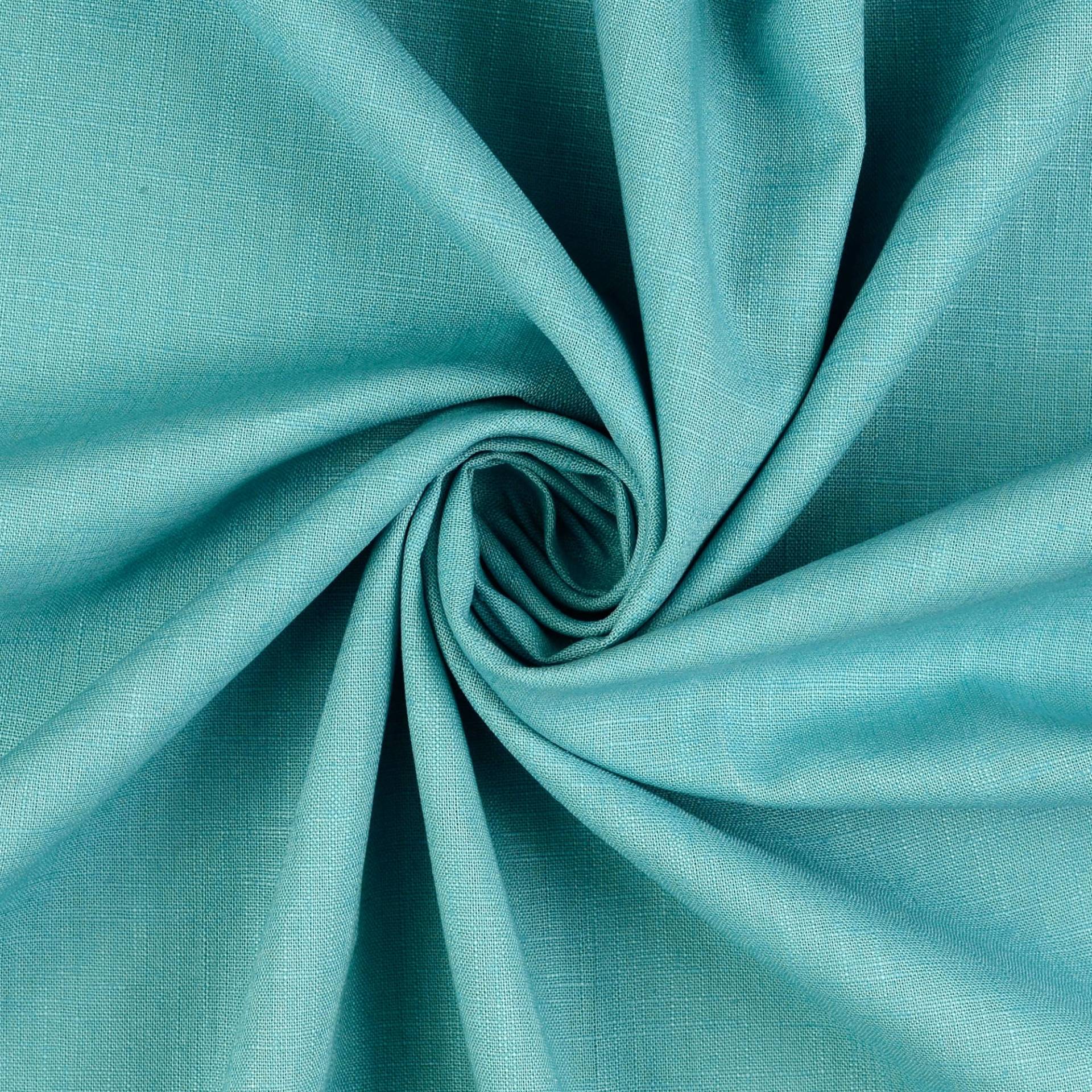 Leinen Mix, aqua Leinen Mix, aqua von Stoffe Hemmers