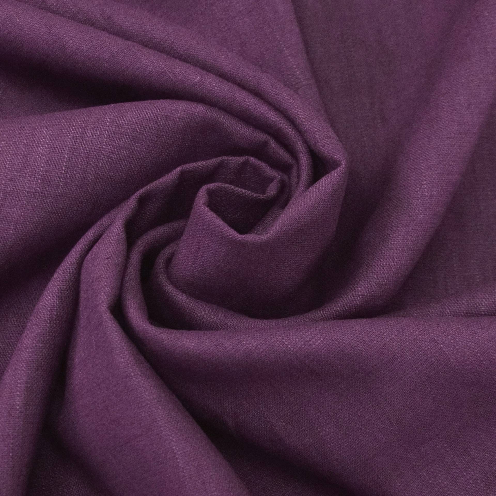 Leinen Mix, dunkelviolett Leinen Mix, dunkelviolett von Stoffe Hemmers
