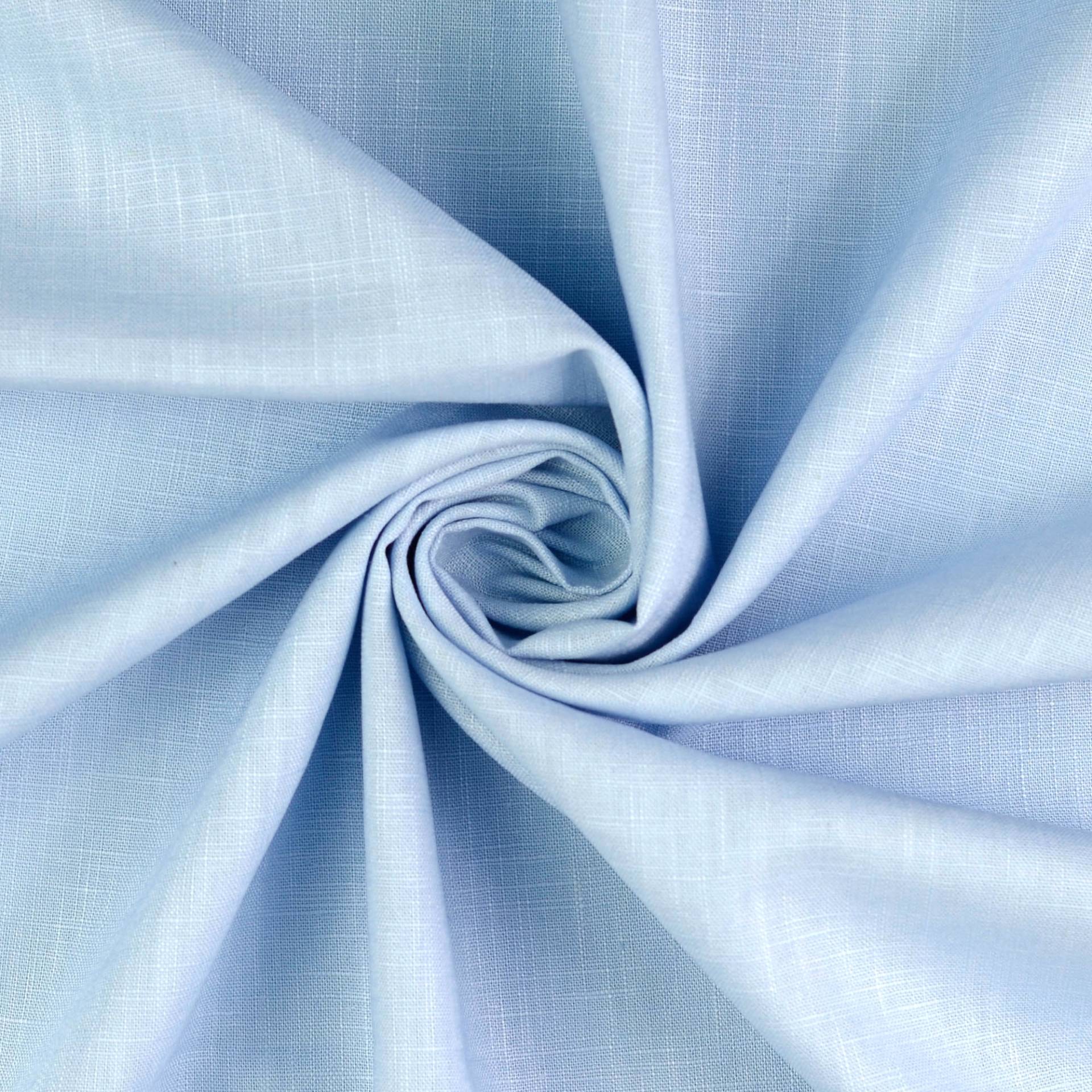 Leinen Mix, himmelblau Leinen Mix, himmelblau von Stoffe Hemmers