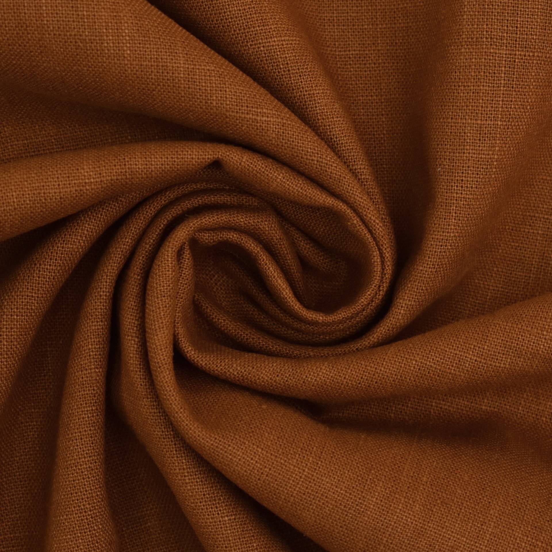 Leinen Mix, terracotta von Stoffe Hemmers