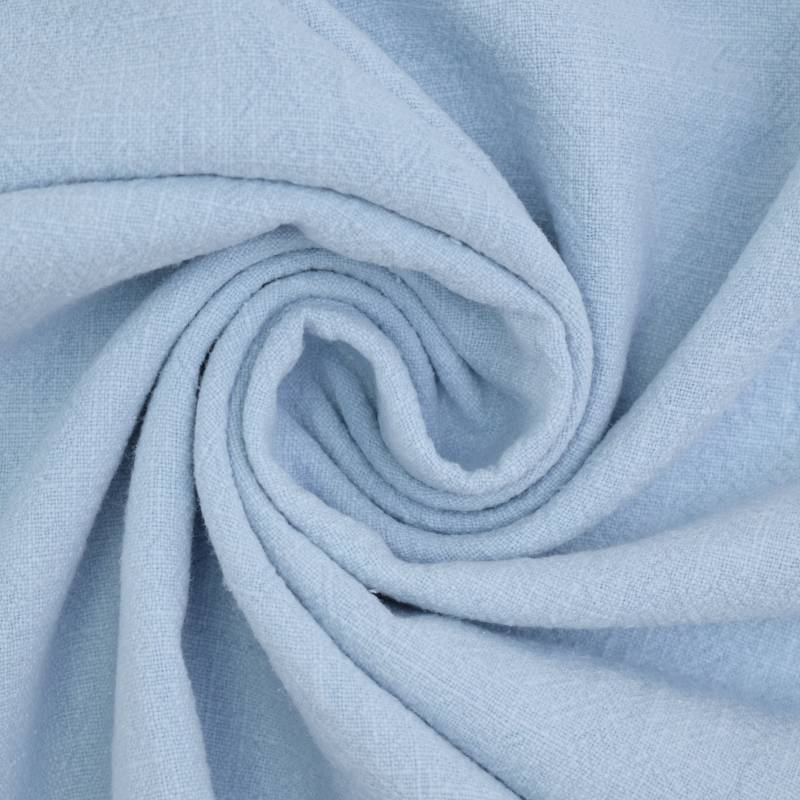 Leinen Mix Stonewashed, babyblau Leinen Mix Stonewashed, babyblau von Stoffe Hemmers