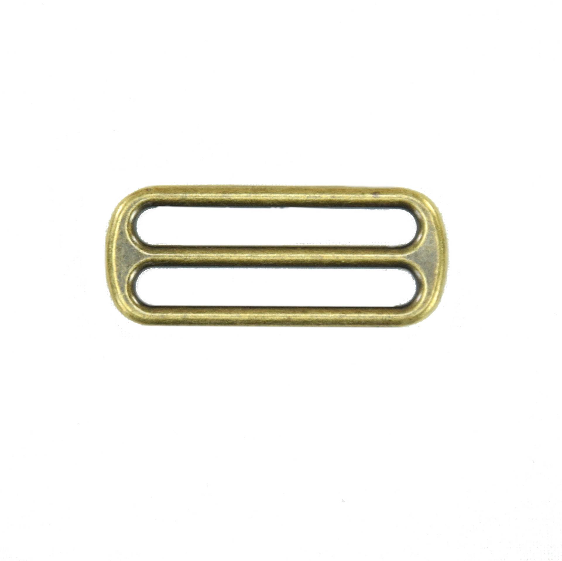 Leiterschnalle, Gurtversteller Metall 40 mm, altmessing gebürstet Leiterschnalle, Gurtversteller Metall 40 mm, altmessing gebürstet von Stoffe Hemmers