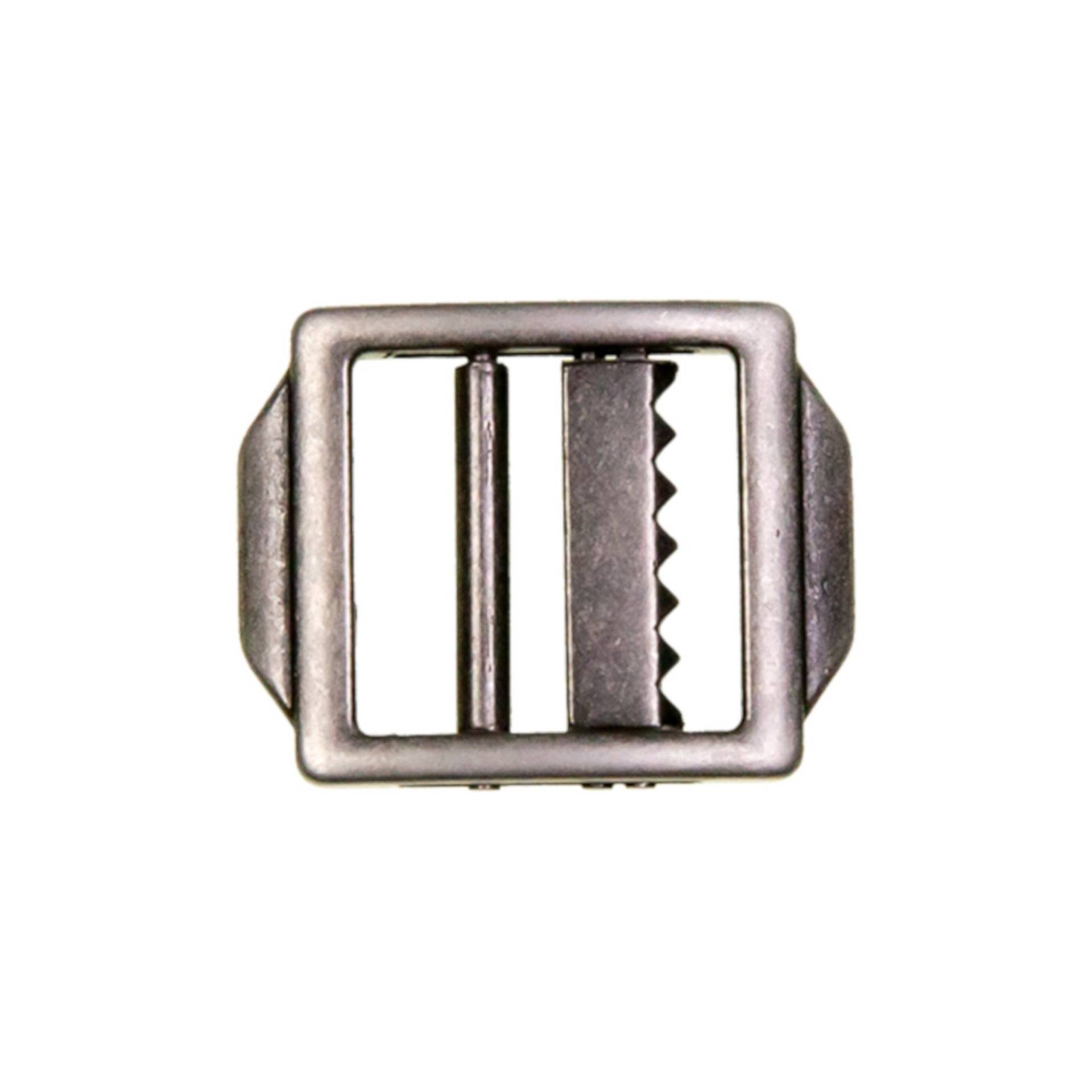 Leiterschnalle/Westenschließe 20 mm, altsilber von Stoffe Hemmers