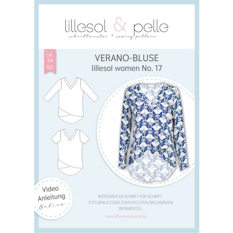 Lillesol Women No. 17 Verano Bluse Papierschnittmuster von Stoffe Hemmers