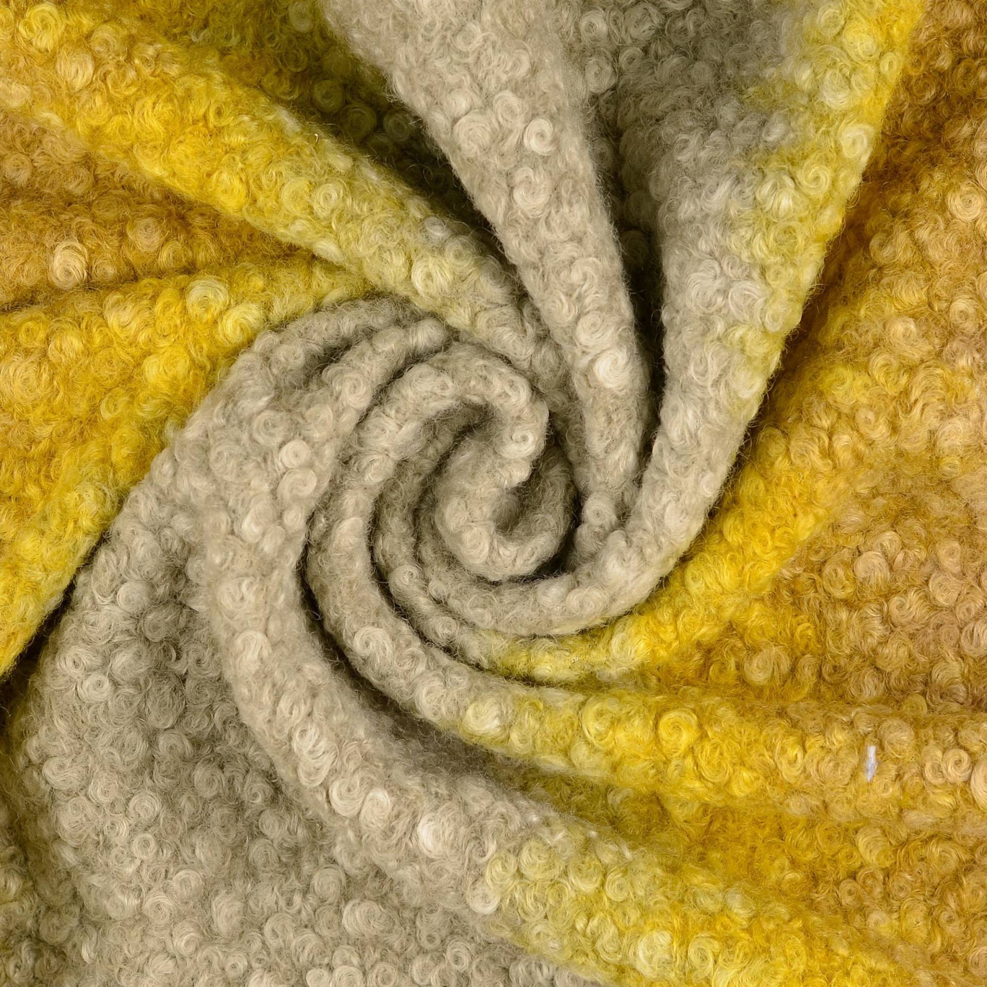 Mantel Bouclé Gradient, gelb Mantel Bouclé Gradient, gelb von Stoffe Hemmers
