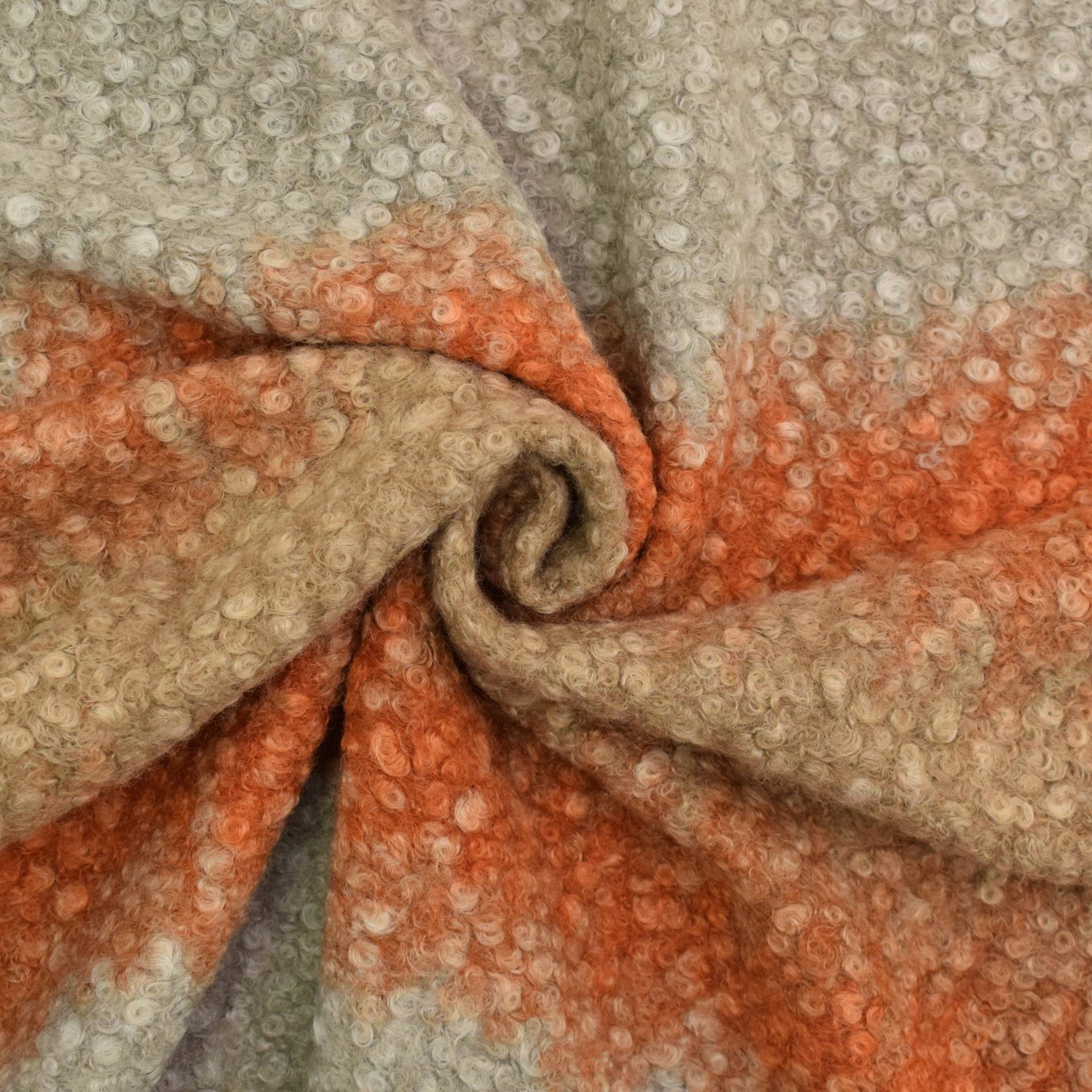 Mantel Bouclé Gradient, orange Mantel Bouclé Gradient, orange von Stoffe Hemmers