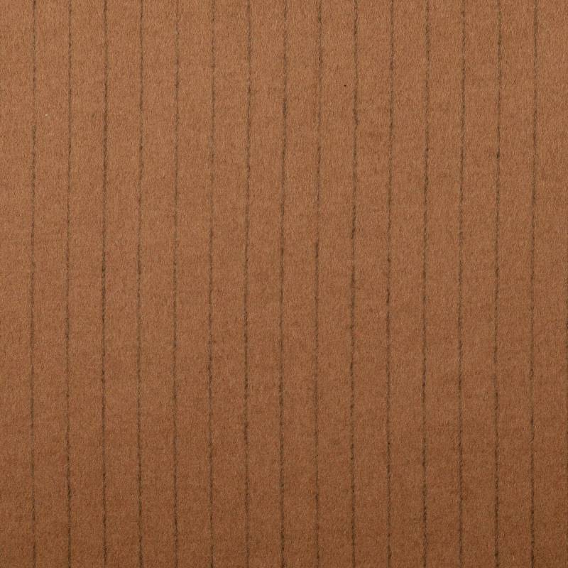 Mantelflausch Nadelstreifen, braun Mantelflausch Nadelstreifen, braun von Stoffe Hemmers