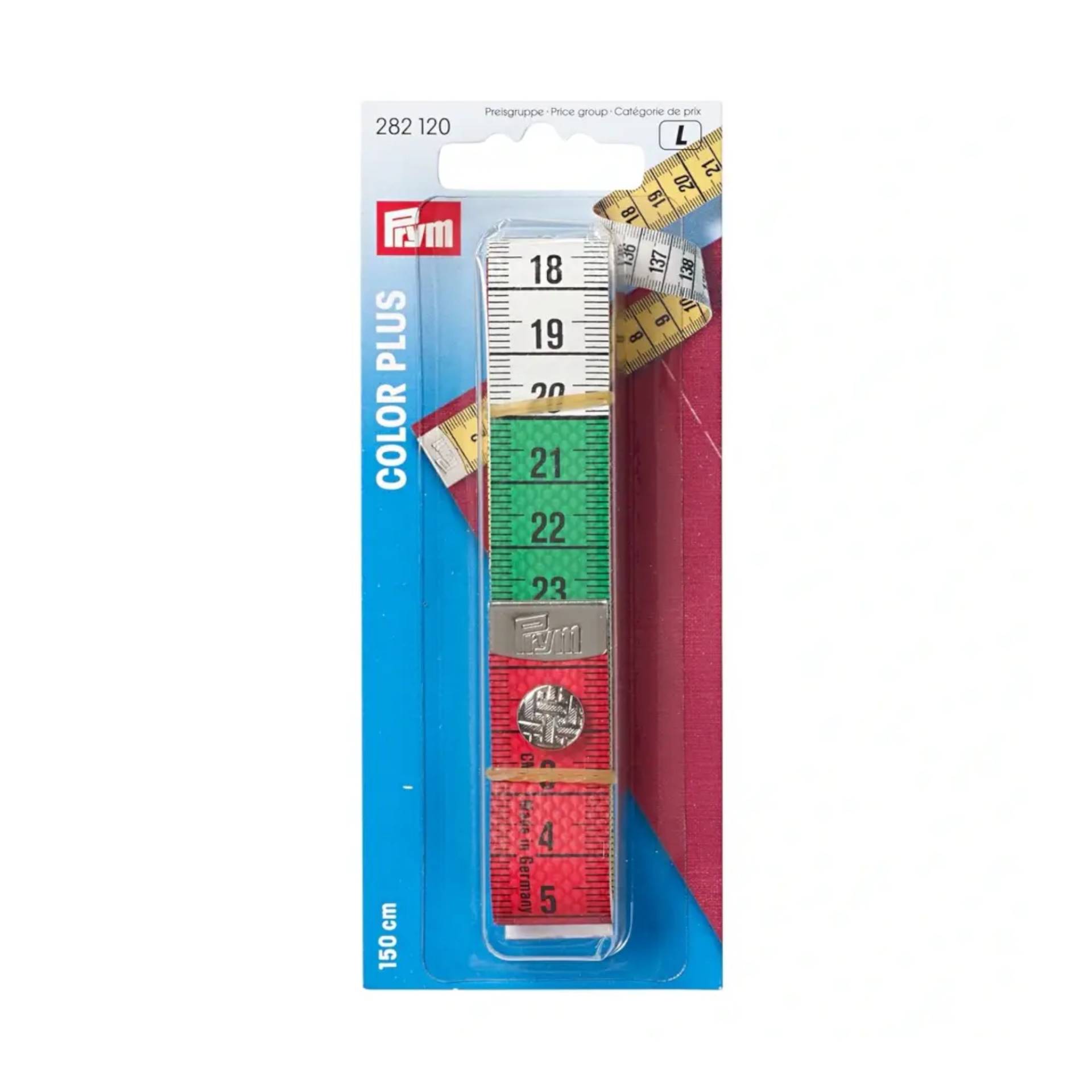 Maßband Color Plus mit Knopf Maßband Color Plus mit Knopf von Stoffe Hemmers