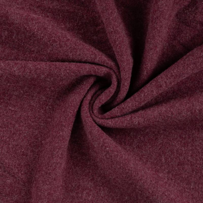 Merino Wollfleece, weinrot Merino Wollfleece, weinrot von Stoffe Hemmers