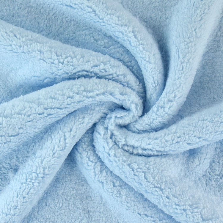 Micro Plüschstoff, babyblau Micro Plüschstoff, babyblau von Stoffe Hemmers