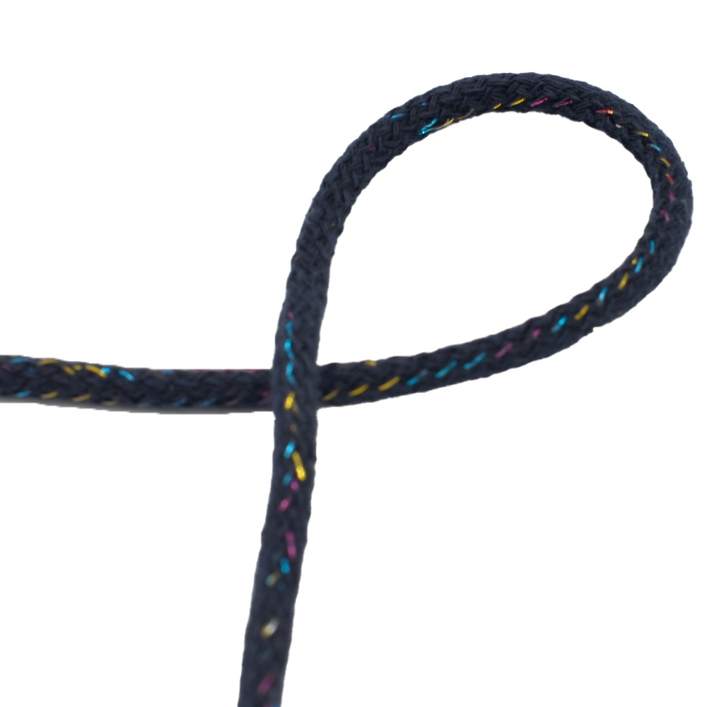 Multicolor Glitzerkordel 5mm, marine Multicolor Glitzerkordel 5mm, marine von Stoffe Hemmers