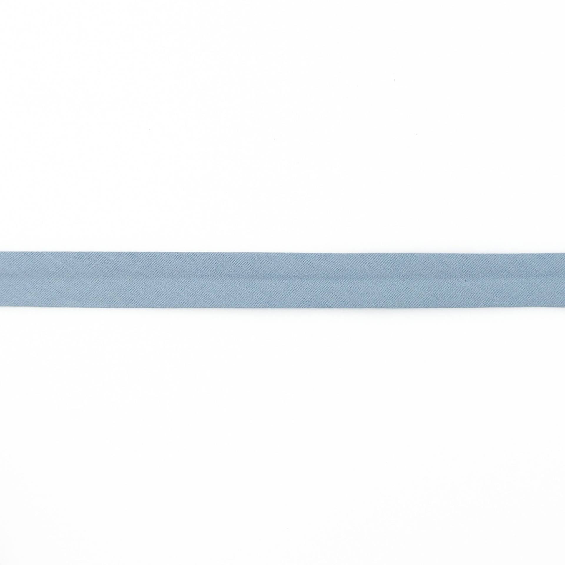 Musselin Schrägband 20mm, blassblau von Stoffe Hemmers