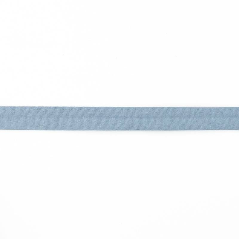 Musselin Schrägband 20mm, blassblau von Stoffe Hemmers