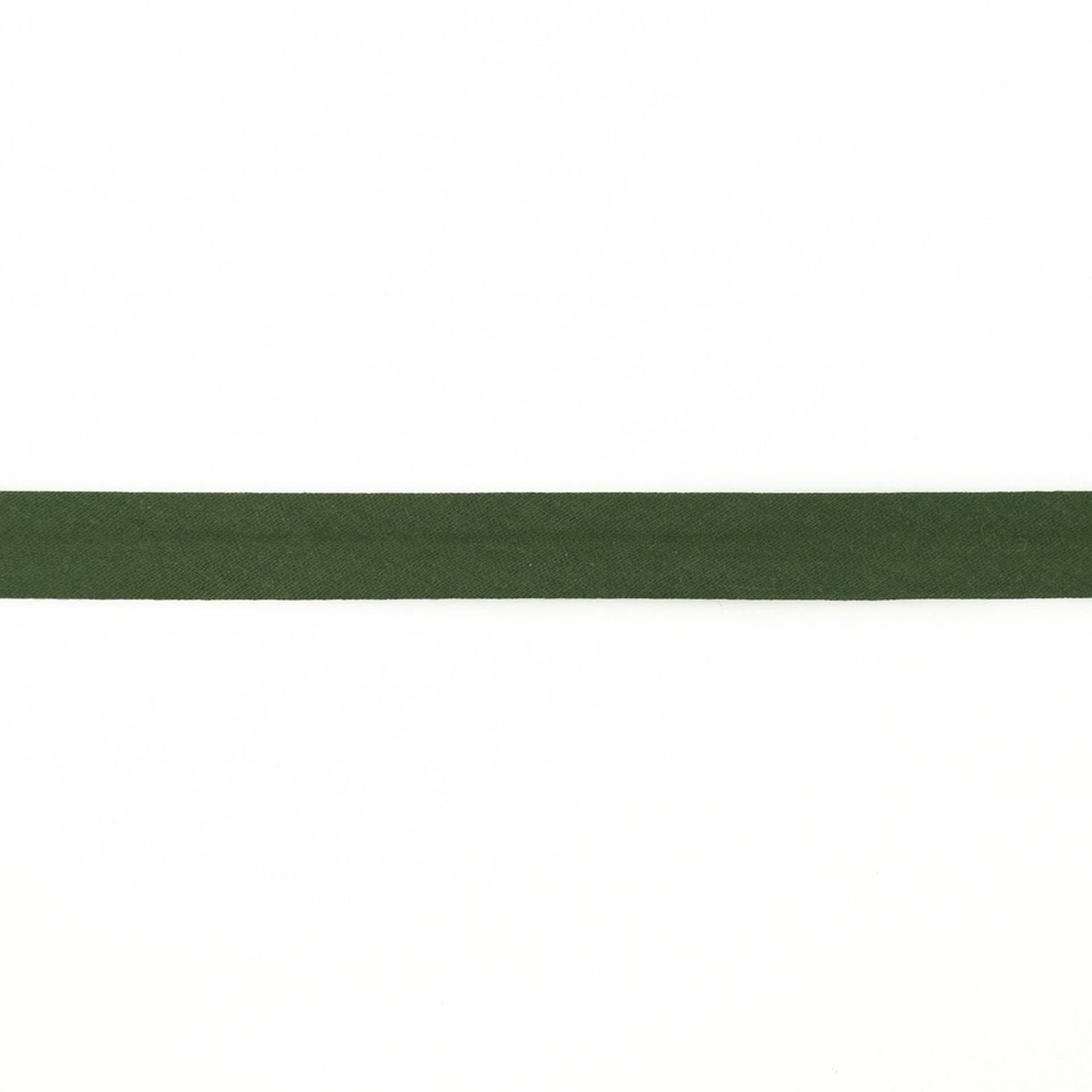 Musselin Schrägband 20mm, dunkelgrün von Stoffe Hemmers