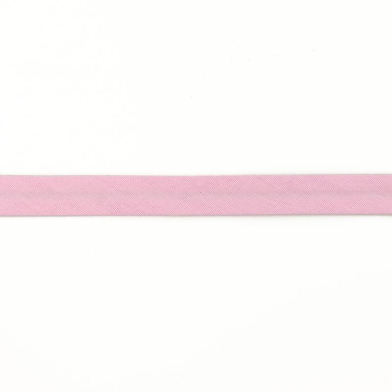 Musselin Schrägband 20mm, rosa von Stoffe Hemmers