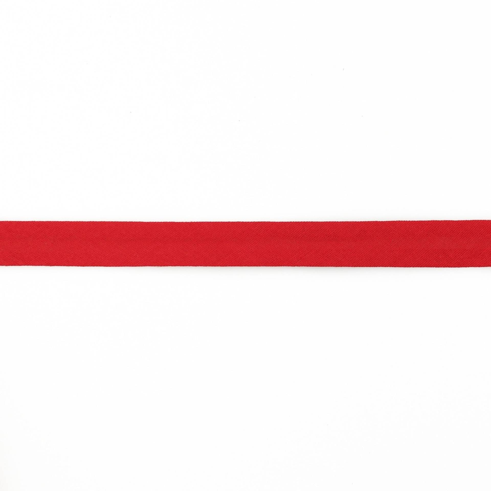 Musselin Schrägband 20mm, rot von Stoffe Hemmers