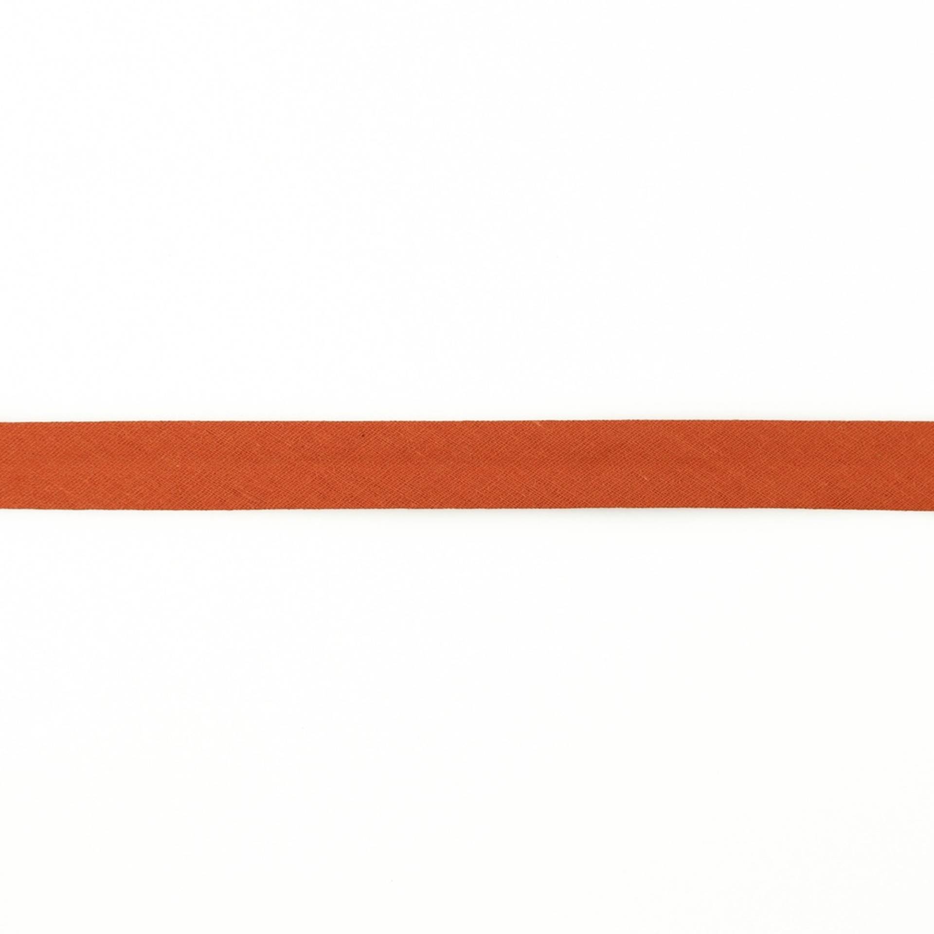 Musselin Schrägband 20mm, terracotta von Stoffe Hemmers