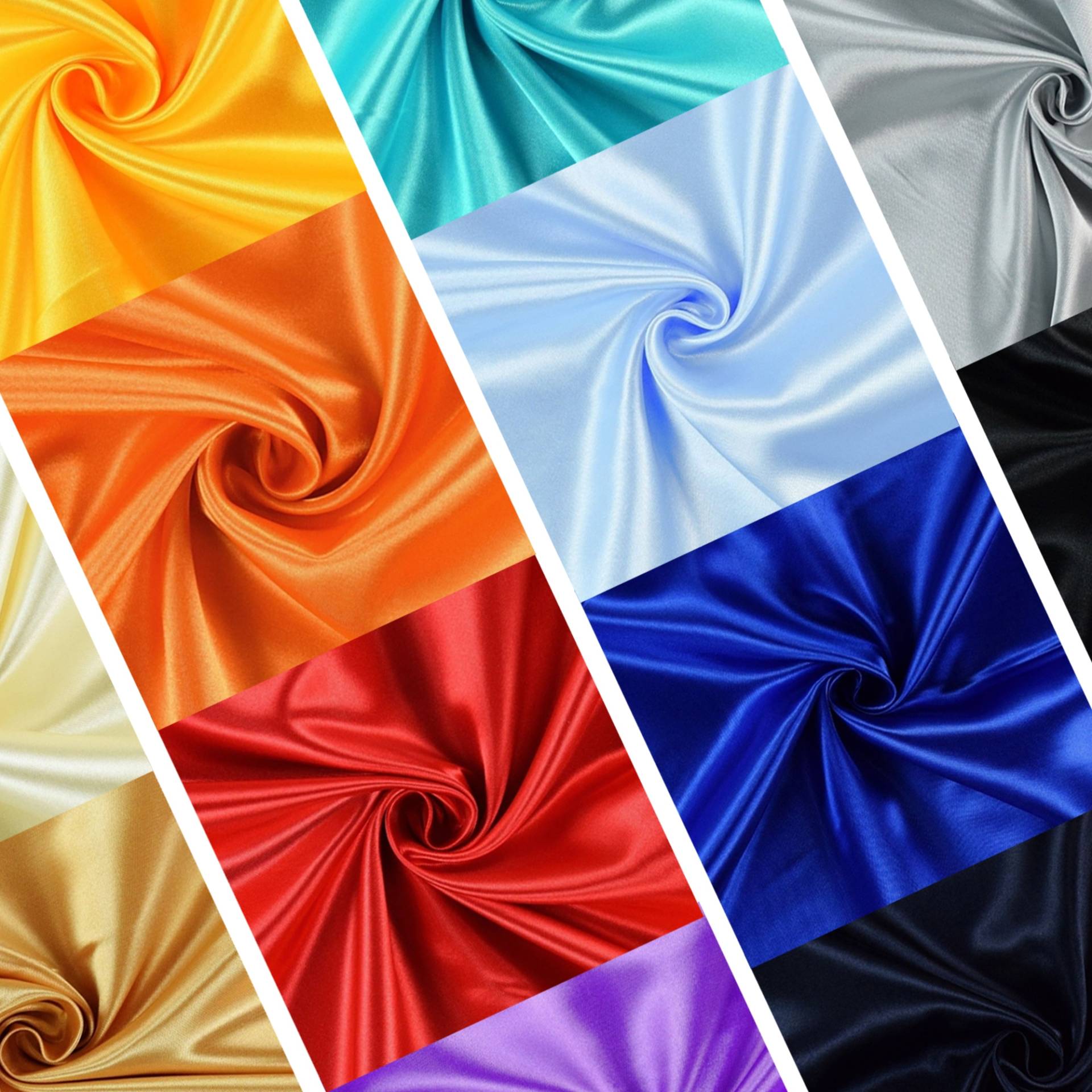 Musterkarte Satin Musterkarte Satin von Stoffe Hemmers