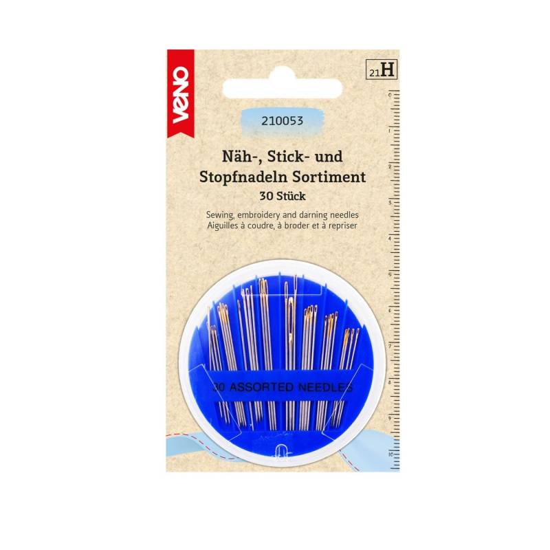 Näh-, Stick- und Stopfnadel-Set 30 Stück von Stoffe Hemmers