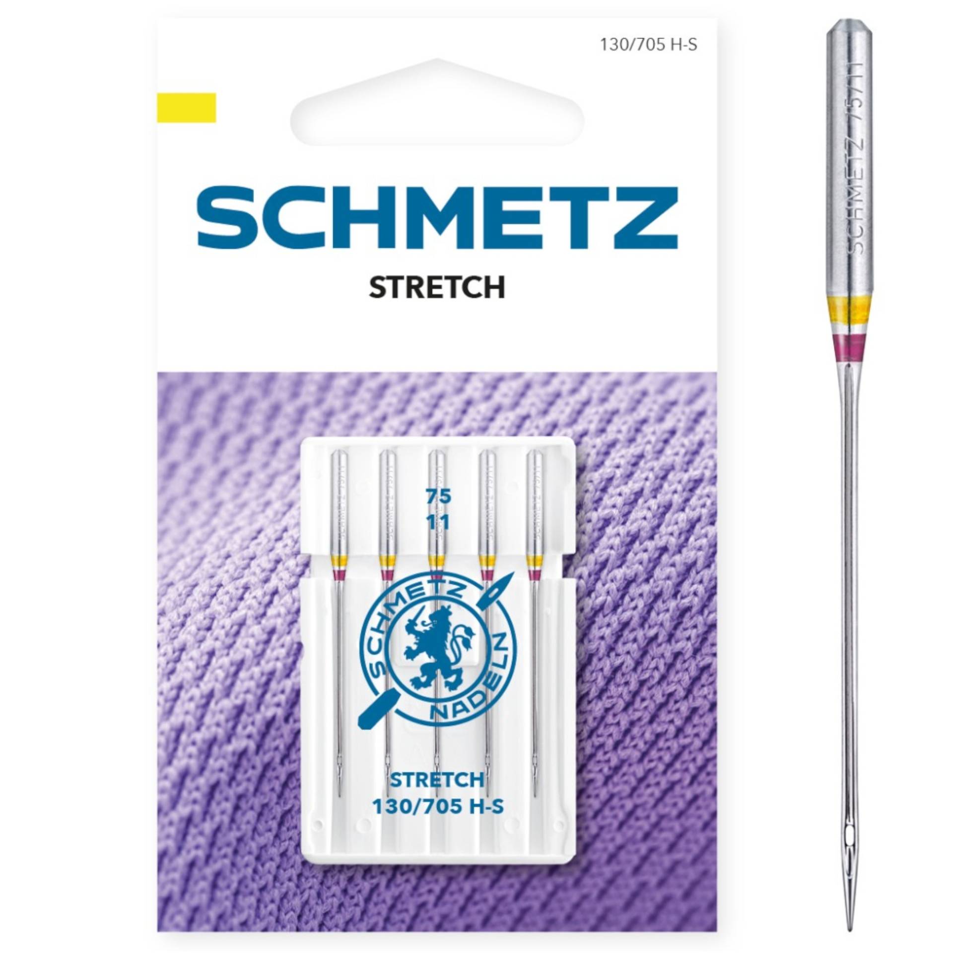 Nähmaschinennadel 130/705 H-S, Stretch 75 Nähmaschinennadel 130/705 H-S, Stretch 75 von Stoffe Hemmers