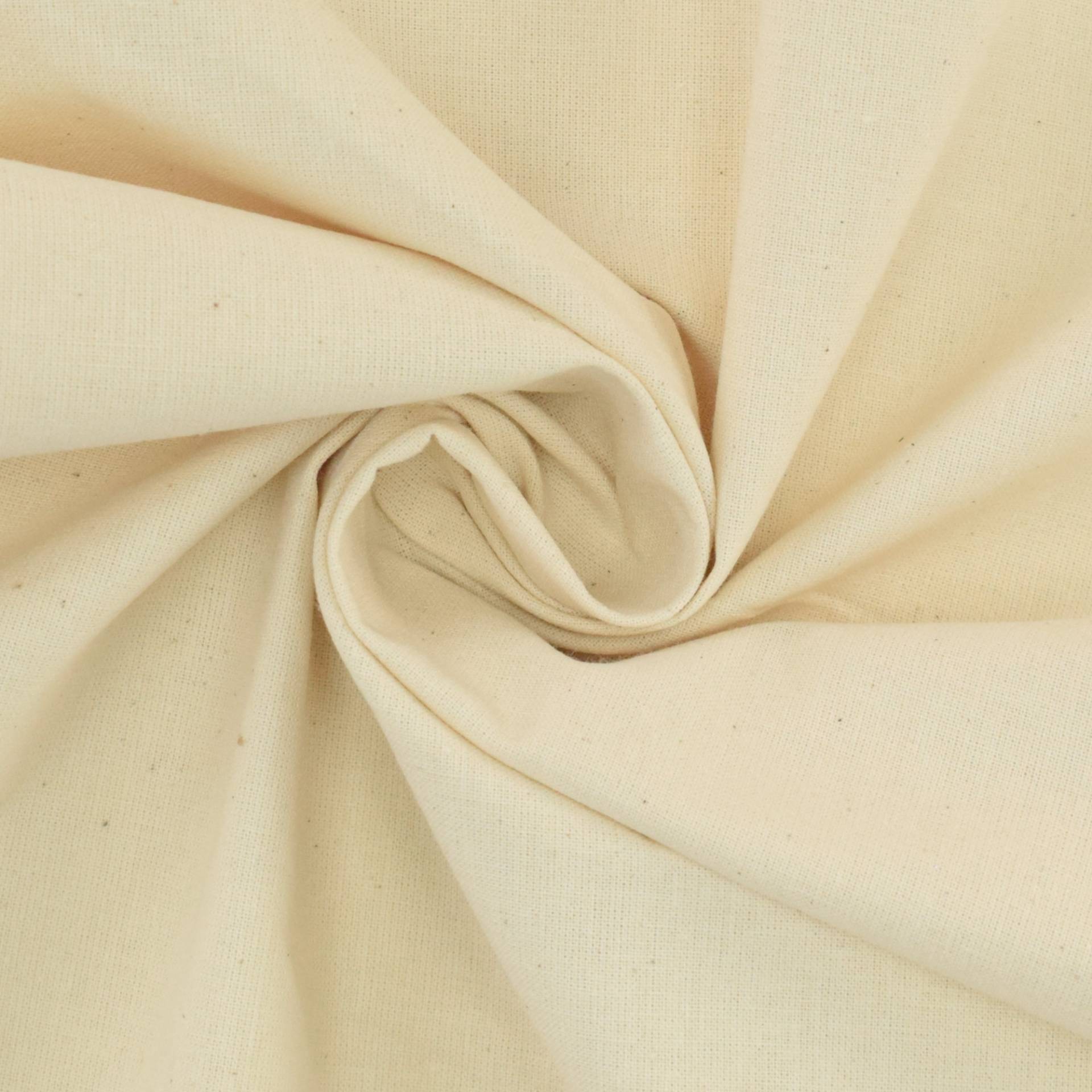 Nesselstoff Cretonne creme von Stoffe Hemmers