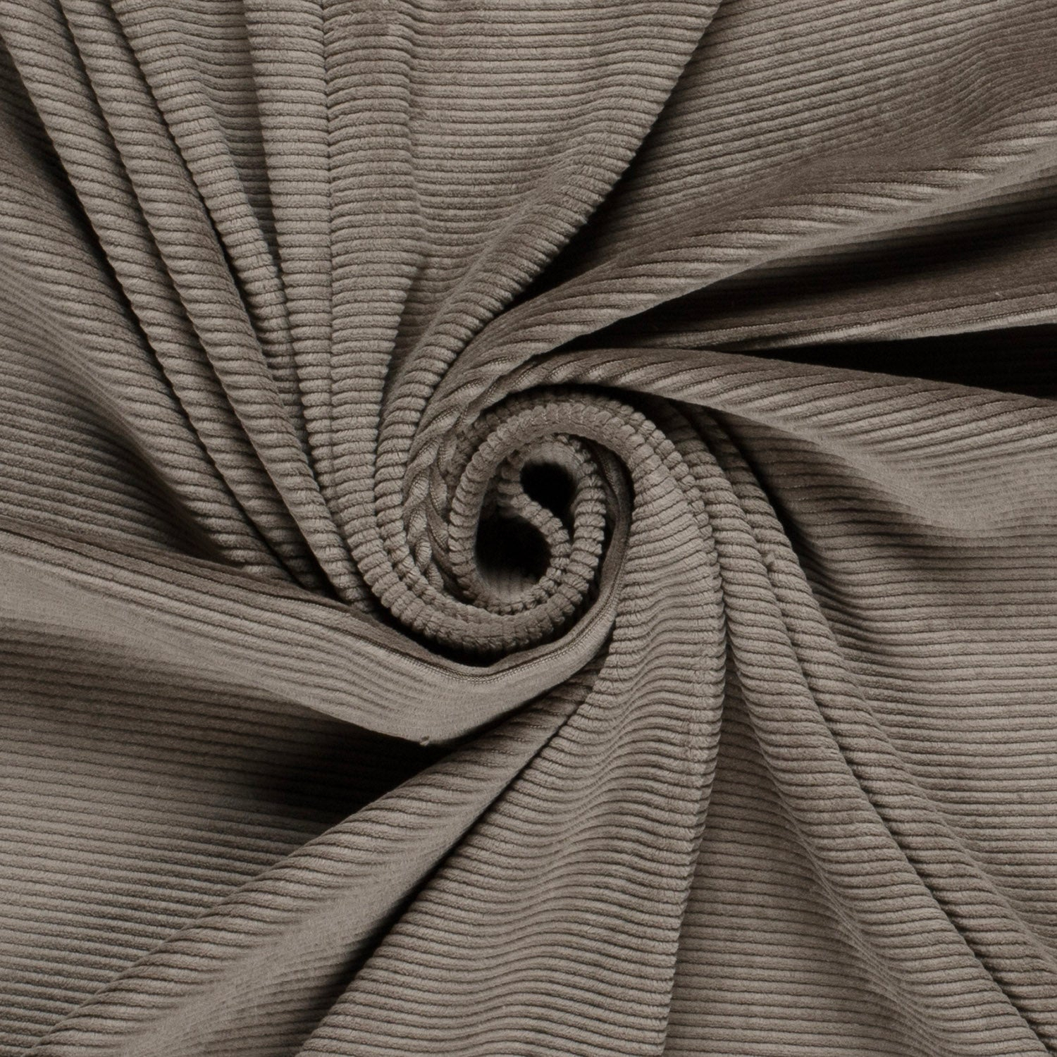 Nicki Cordjersey, taupe Nicki Cordjersey, taupe von Stoffe Hemmers