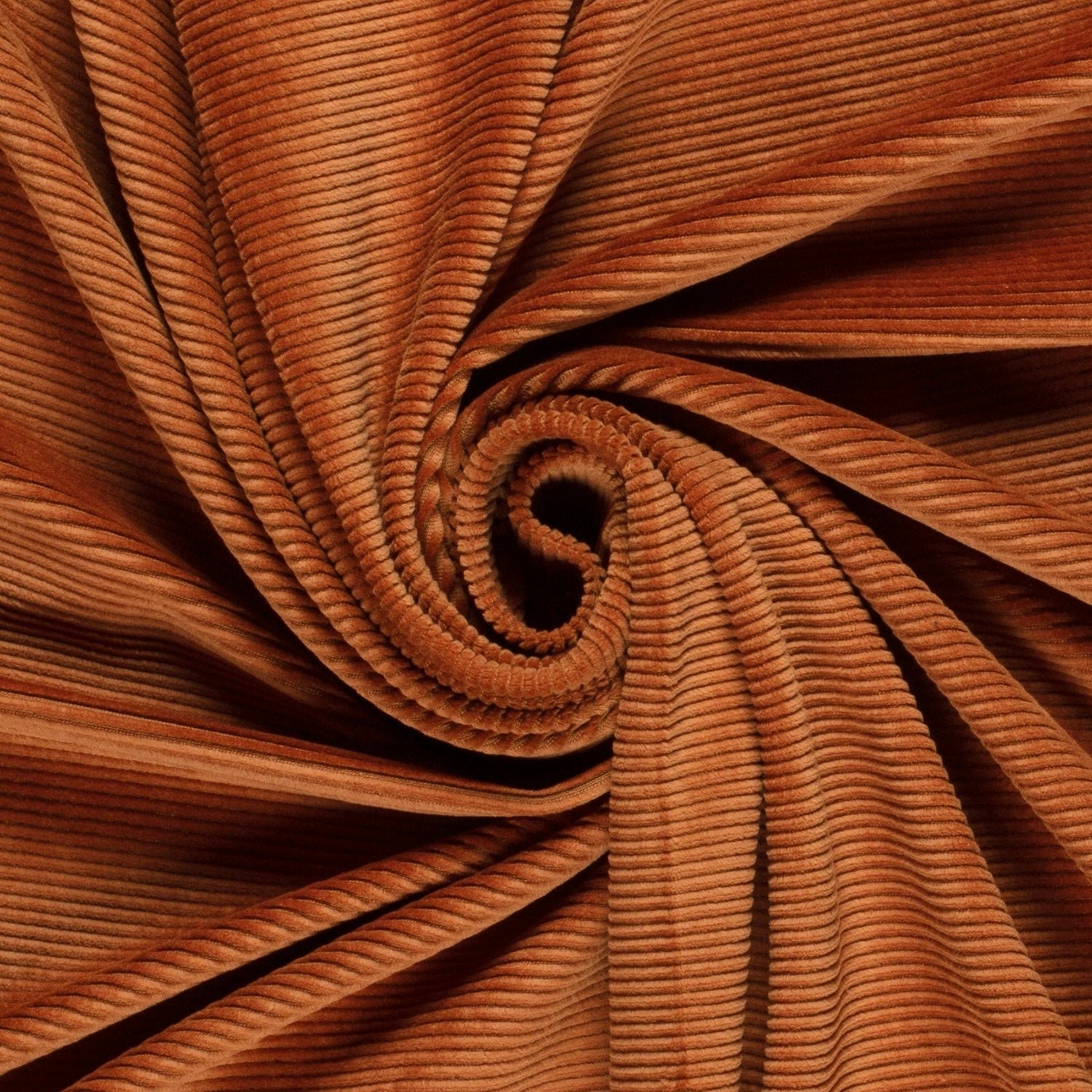Nicki Cordjersey, terracotta Nicki Cordjersey, terracotta von Stoffe Hemmers