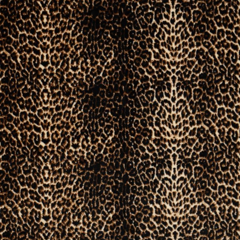 Nicki-Fleece Leo, beige Nicki-Fleece Leo, beige von Stoffe Hemmers