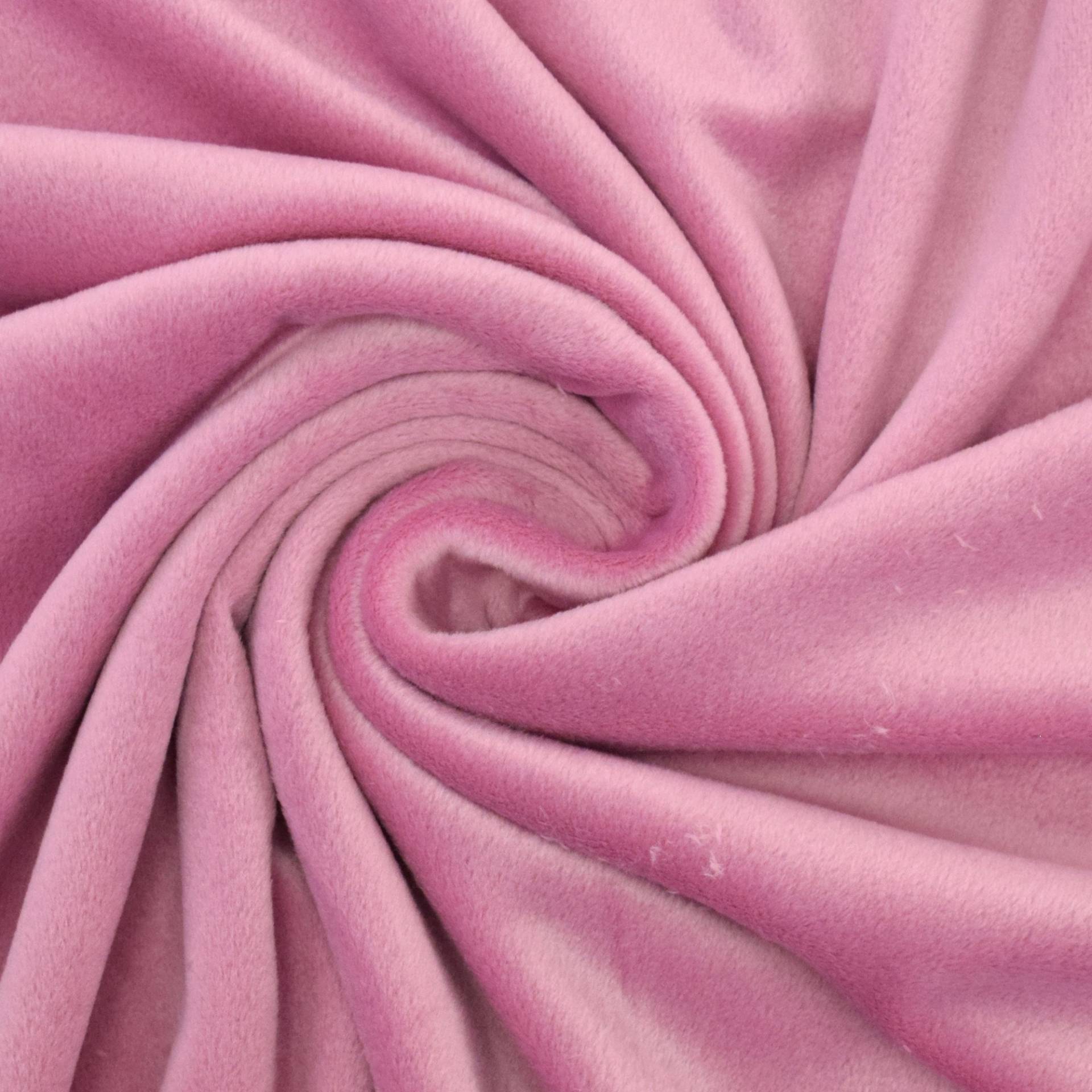 Nicki-Fleece uni, altrosa Nicki-Fleece uni, altrosa von Stoffe Hemmers