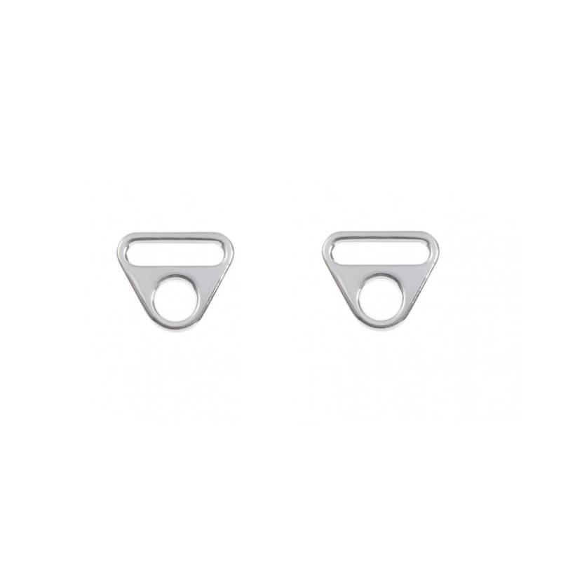 O-Ring mit Steg 25 mm 2 Stk., silber von Stoffe Hemmers