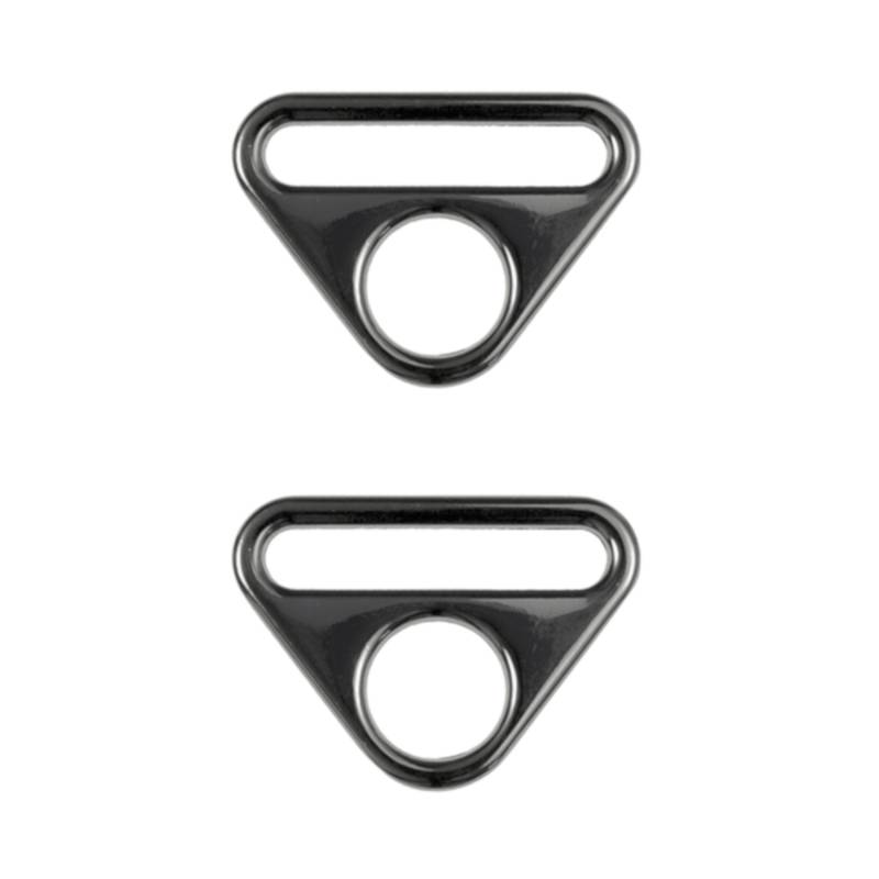 O-Ring mit Steg 32 mm, gunmetal von Stoffe Hemmers