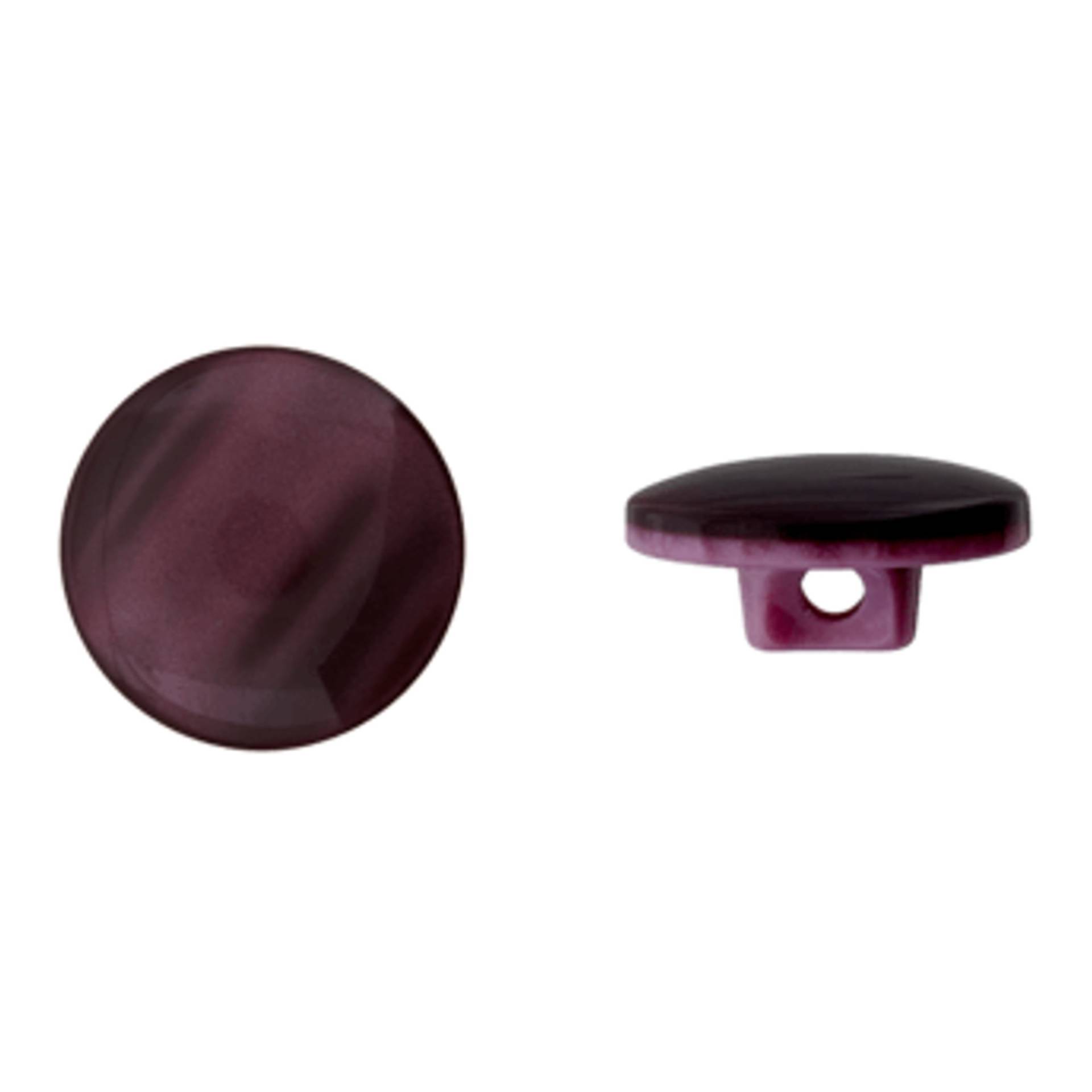 Ösenknopf Amanda, bordeaux, 14 mm Ösenknopf Amanda, bordeaux, 14 mm von Stoffe Hemmers