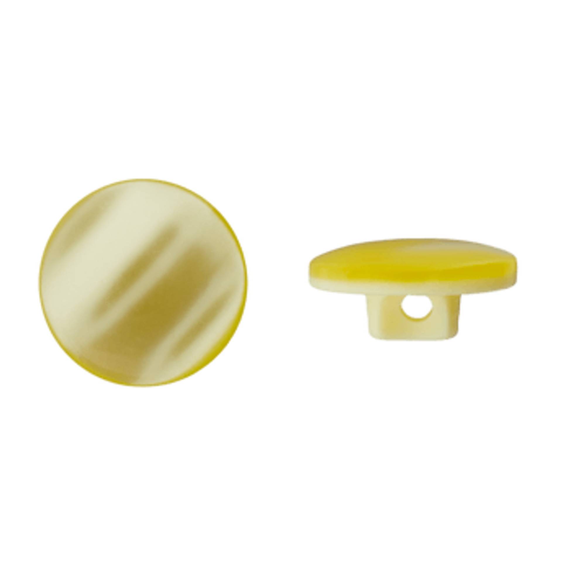 Ösenknopf Amanda, gelb, 14 mm Ösenknopf Amanda, gelb, 14 mm von Stoffe Hemmers