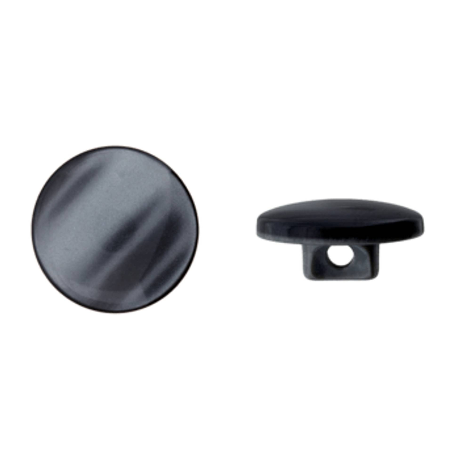 Ösenknopf Amanda, grau, 14 mm Ösenknopf Amanda, grau, 14 mm von Stoffe Hemmers