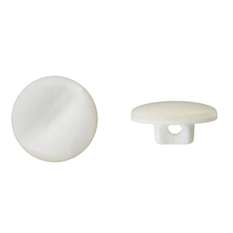 Ösenknopf Amanda, weiss, 14 mm von Stoffe Hemmers