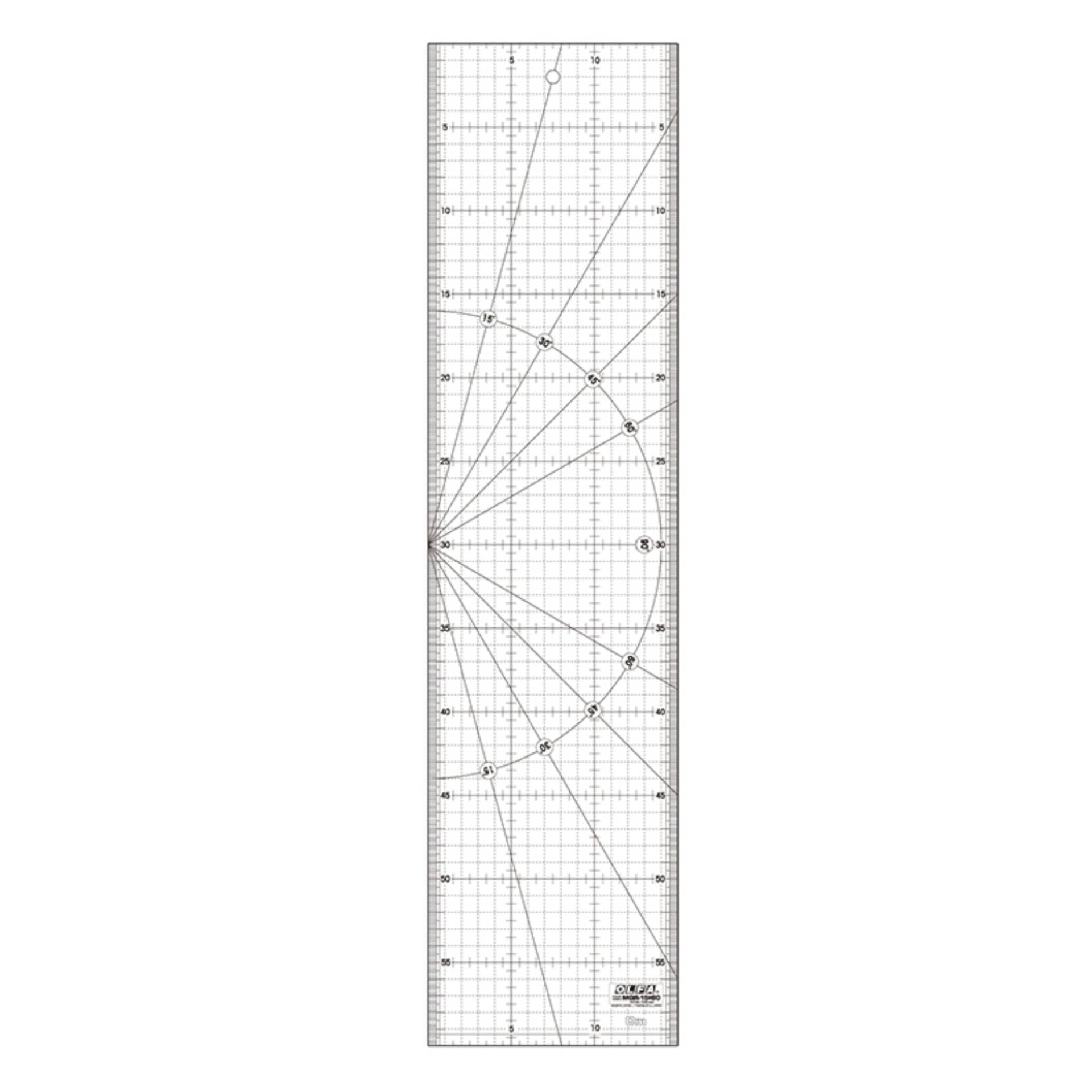 Olfa Patchwork-Lineal 15 x 60 cm von Stoffe Hemmers