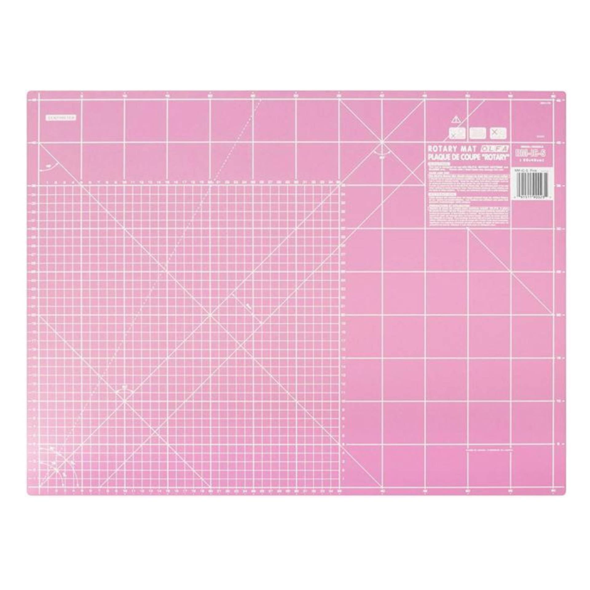Olfa Schneidematte 60 x 45 cm, hellpink von Stoffe Hemmers