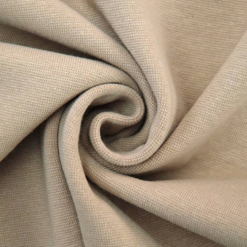 Bio Bündchen glatt, beige von Stoffe Hemmers