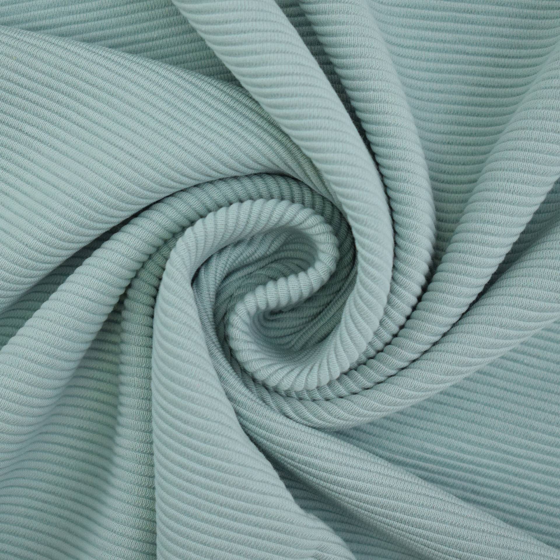 Ottoman Jersey uni, blassmint von Stoffe Hemmers