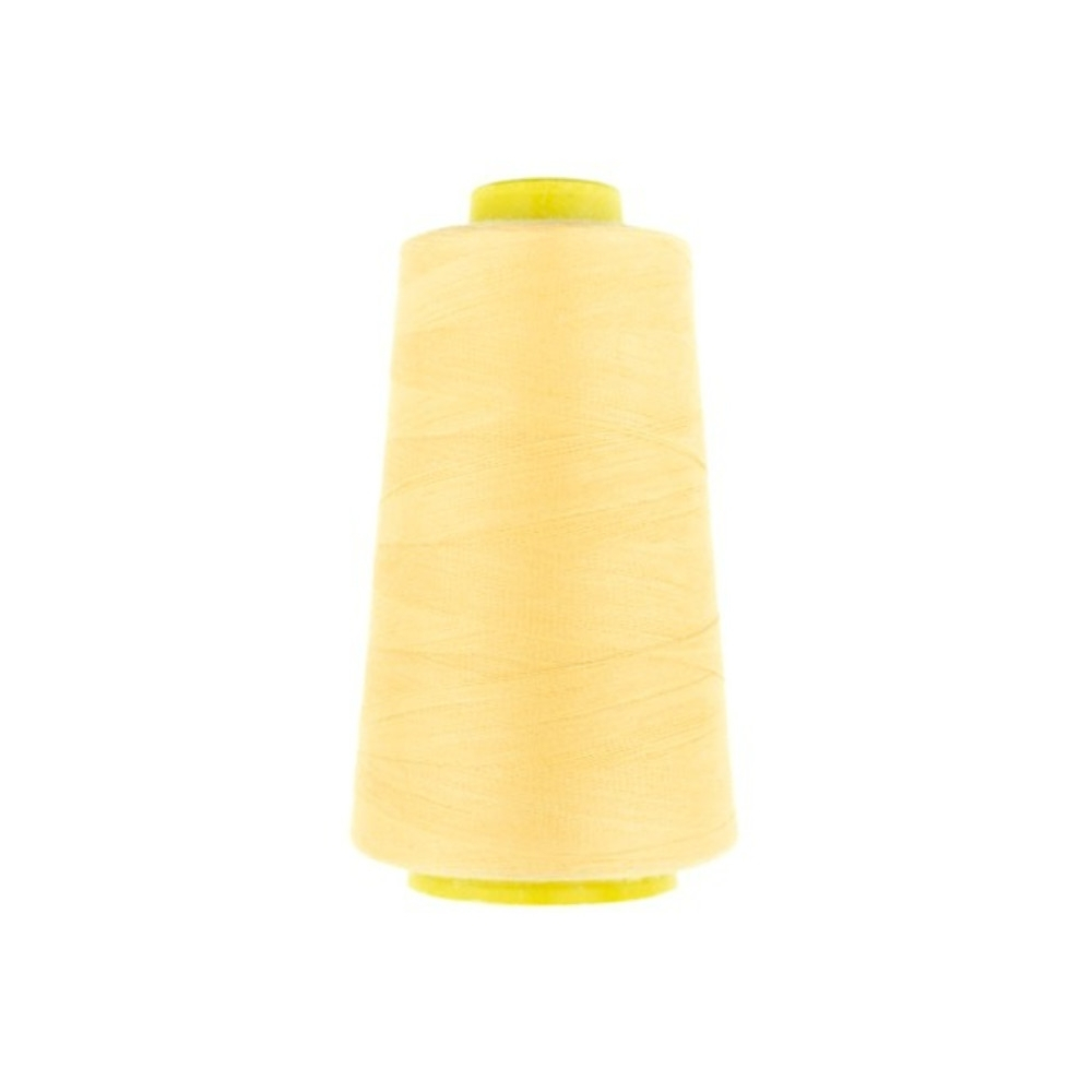 Overlockgarn 120, 2740 m, blassgelb von Stoffe Hemmers