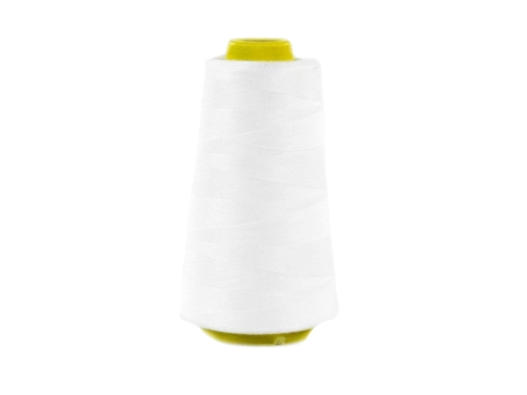 Overlockgarn 120, 2740 m, weiss Overlockgarn 120, 2740 m, weiss von Stoffe Hemmers