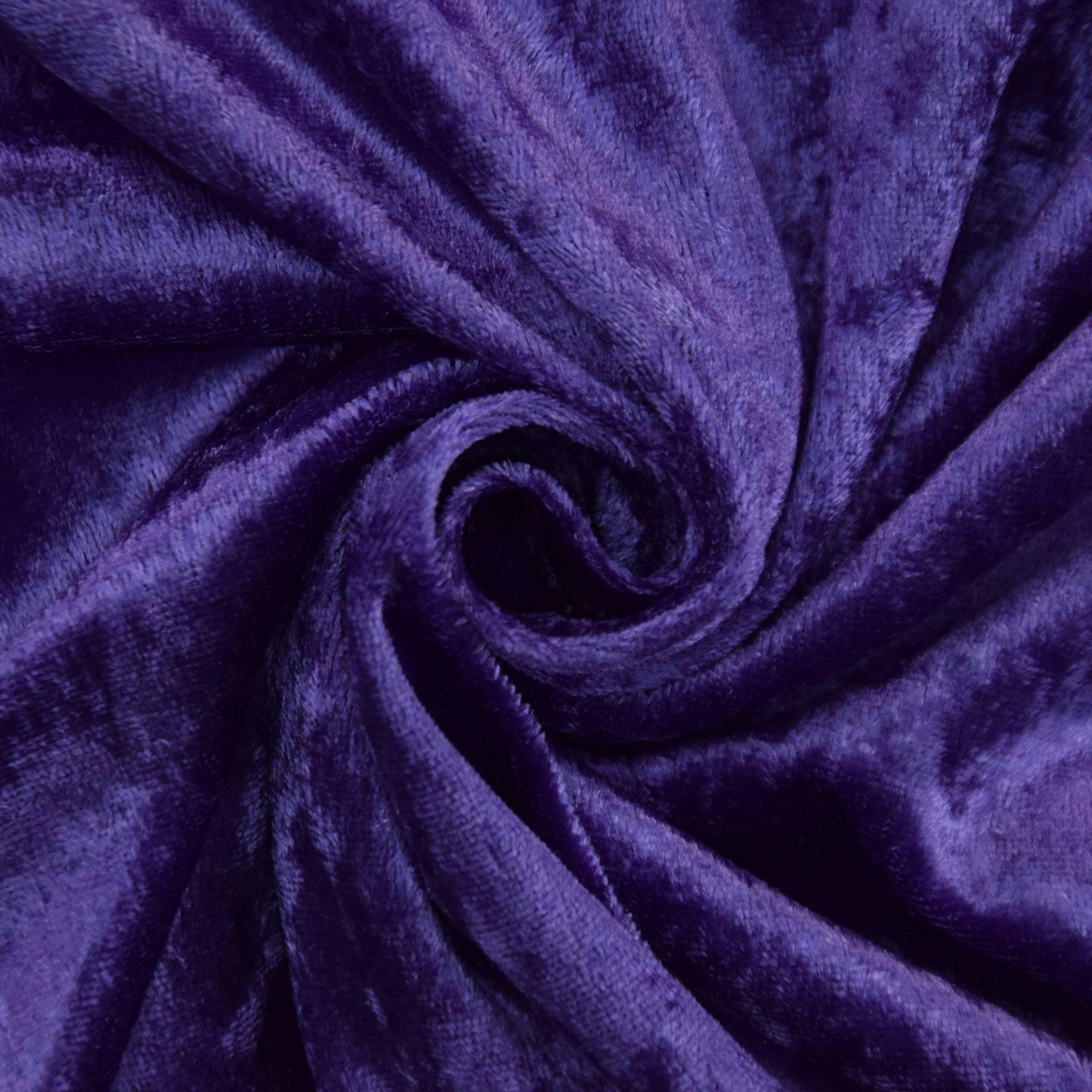 Pannesamt violett von Stoffe Hemmers