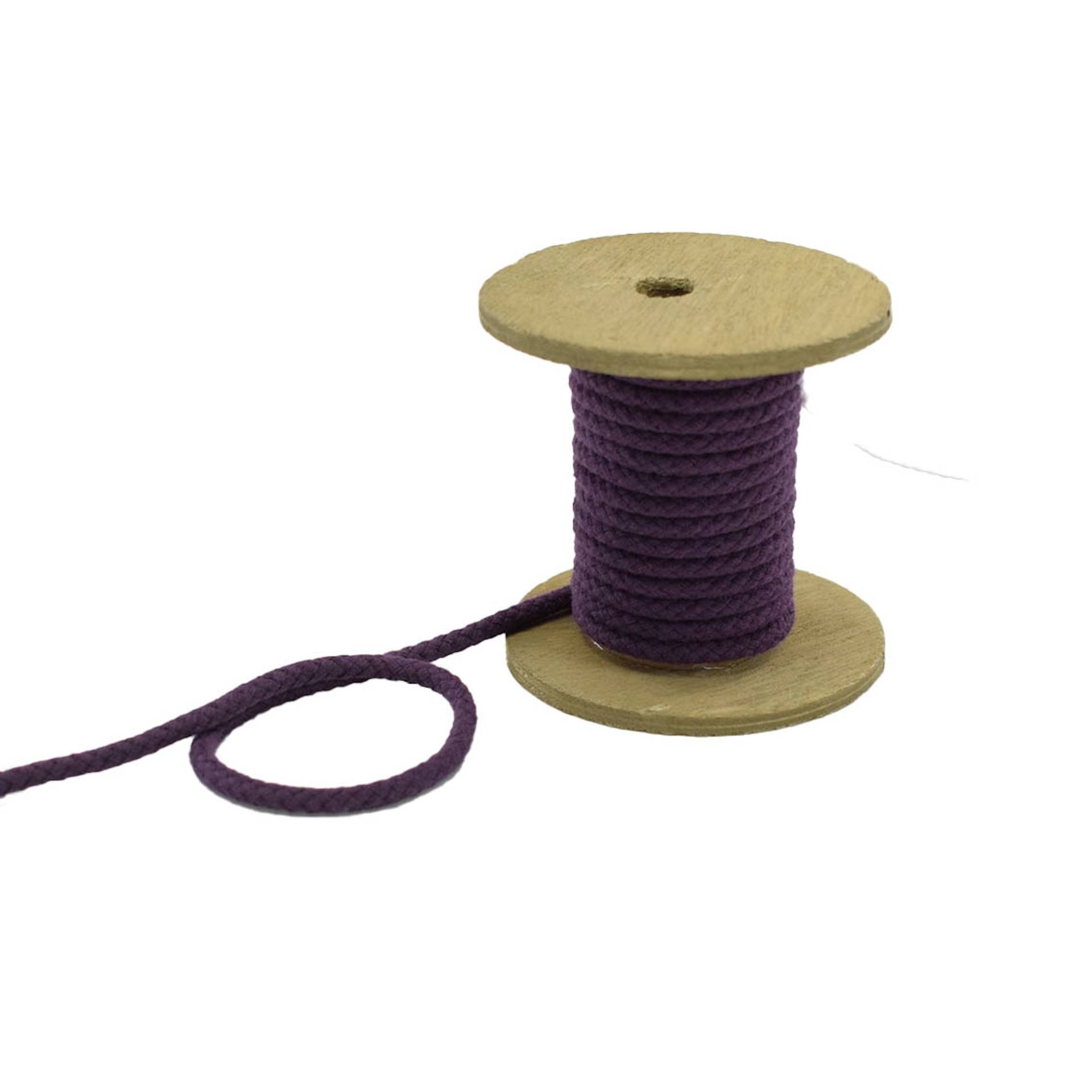 Parkakordel 5 mm, dunkellila von Stoffe Hemmers
